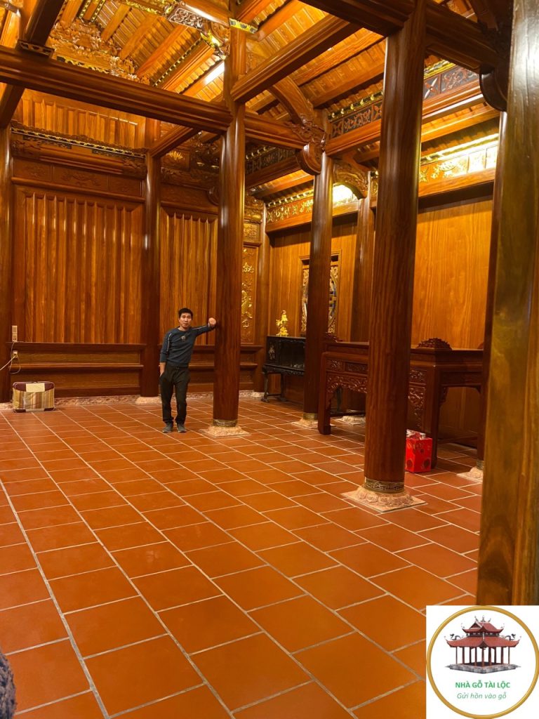 nhà gỗ lim 5 gian