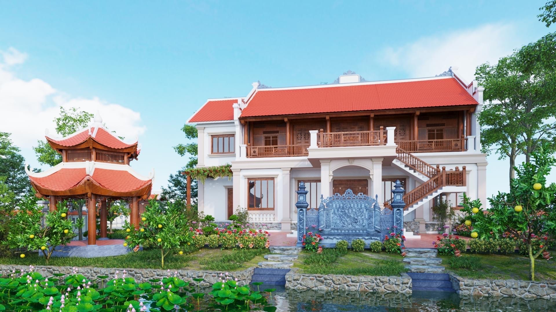 giá nhà gỗ 2 tầng