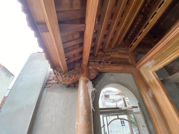 nhà gỗ lim 3 gian